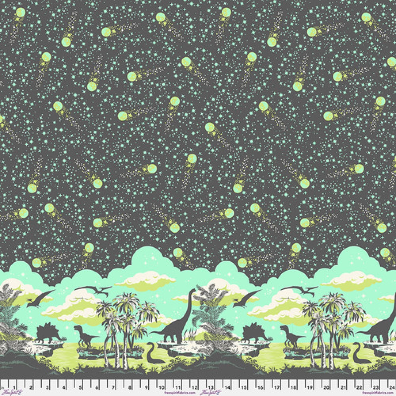 Tula Pink - Roar! - Meteor Showers - Storm